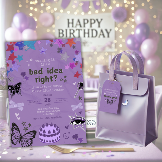 Throw the Ultimate Birthday Bash with Customizable Digital Download Invitations