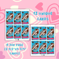 Kids Chocolates Valentine’s Cards, Tween, Teen School Boys Girls Valentines Day Gift. Printable PDF 12 Designs