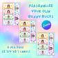 Personalized Easter Bunny Bucks Editable in Canva Template Egg Hunt Stuffer Ideas Child Face on Money Printable Gift