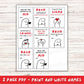 Kids Funny Slang 16 Valentine’s Day Cards, Tween, School Boys Girls Valentine’s Day Gift. Printable PDF Skibidi, Rizz, Funny. Perfect For School