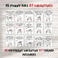Kids Funny 67 Valentine’s cards, tween, school boys girls valentines day gift. Printable PDF meme, brain rot, funny. Perfect for school