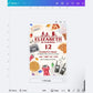 Kids Teens Retro party invitation, 80s TV Show Birthday Theme, Canva editable, PDF Print