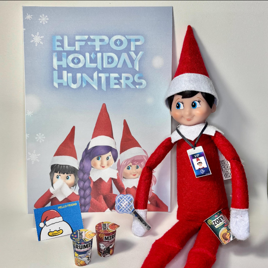 Printable Elf Accessories set, Holiday craft miniatures DIY Elf Props Instant digital download, Christmas Santa toy