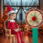 Printable Prop for Christmas ELF ideas, Spin Wheel Picker Spinner ideas Toy mini Games Digital Print Miniature games Dolls dollhouses