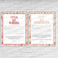 Elf WARNING/APPRECIATION Letters, behaviour letter for children, Holiday, Christmas printable PDF, Santa Naughty Nice list, Minimalist Beige
