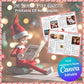 Editable Customizable Personalized Holiday Elf Newspaper, Miniature Prop, Digital Download File Printable Christmas Elf ideas template