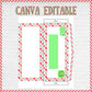 Customizable Santa Claus Letter Canva Editable, Christmas elf, Santa reply postal mail with Envelope Printable. Minimalistic, holiday fun