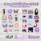 Pop Singer Themed Purple Cupcake treat toppers, inspired by Olivia cake topper, pop star party kids, teen, adult. Birthday decor