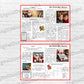 Editable Customizable Personalized Holiday Elf Newspaper, Miniature Prop, Digital Download File Printable Christmas Elf ideas template