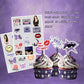 Pop Singer Themed Purple Cupcake treat toppers, inspired by Olivia cake topper, pop star party kids, teen, adult. Birthday decor