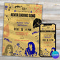 Never Ending Song Invitation, Music Themed Pop star Party, Kids Teen Birthday ideas, Adult celebration invite, Canva editable, Printable