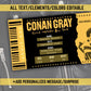Editable Found Heaven Souvenir ticket, 3 pcs Conan Pop singer themed Gift, Printable Girls Boys gift PDF, Instant download Surprise Tour