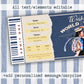 Editable Wishbone World Tour Souvenir ticket, 3 pcs Conan Pop singer themed Gift, Printable Girls Boys gift PDF, Instant download Surprise