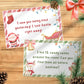 Custom Elf Notes, Christmas Holiday Elf Scene, Santa letter, activities editable Canva template, DIY Last Minute Props