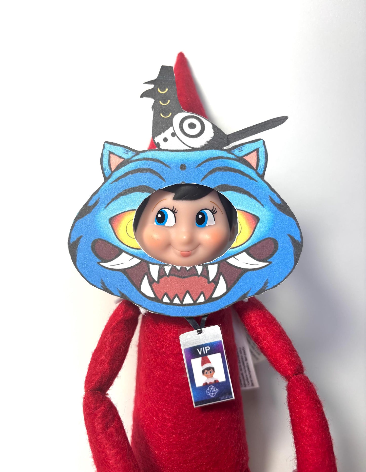 Printable Elf Accessories set, Holiday craft miniatures DIY Elf Props Instant digital download, Christmas Santa toy