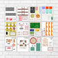 Printable Elf Scenes Lot of 24 Props Christmas Setup Letters Notes Activities Accessories Coloring Pages Instant Digital Download