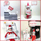 Printable Elf Scenes Lot of 24 Props Christmas Setup Letters Notes Activities Accessories Coloring Pages Instant Digital Download