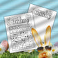 Printable Easter Roll A Bunny Dice Game - Kids Easter Activity - Family Party Game Night - Homeschool Classroom Fun